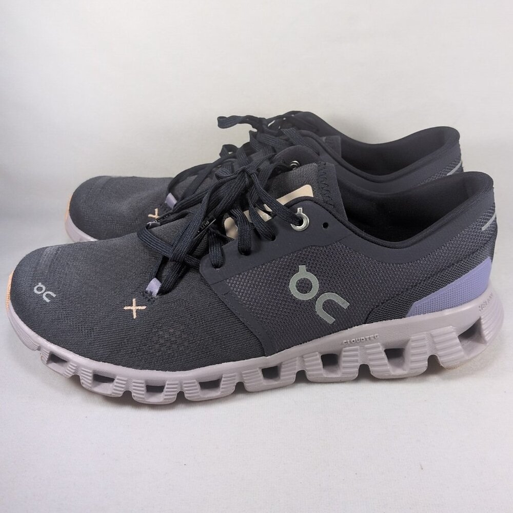 On Cloud X 3 Shoes Women's 9 Running Athletic Shoes Blue Gray Purple 60.98097